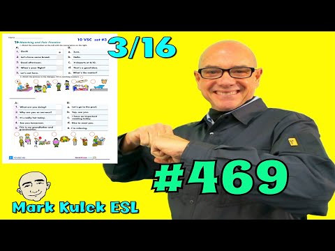 #469  10 Very Short Conversations (worksheet) - LiveStream Class | Mark Kulek ESL