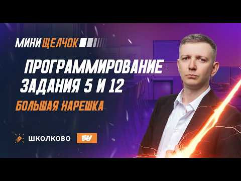 Программирование | Задания 5 и 12 | БОЛЬШАЯ НАРЕШКА | Мини-Щелчок по Информатике