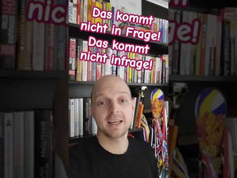 Учить немецкие слова! Das kommt nicht in Frage. #deutsch #wörter Учить немецкие слова! Das kommt nicht in Frage. #deutsch #wörter