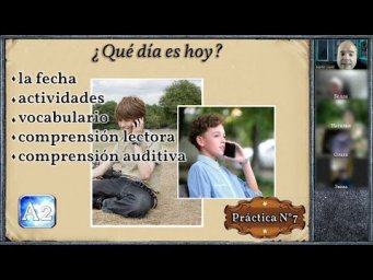 Pr&aacute;ctica N&deg; 7 (A2): "&iquest;Qu&eacute; d&iacute;a es hoy?"