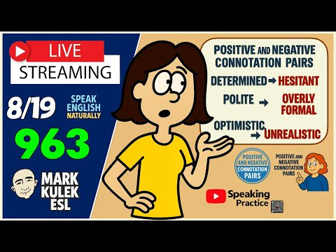 Learn English | Live Stream English Class with Mark Kulek ESL Learn English | Live Stream English Class with Mark Kulek ESL