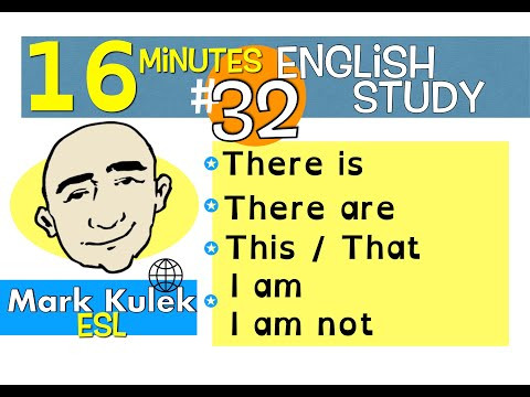 English Practice - there is, there are, this, that + more | Mark Kulek - ESL