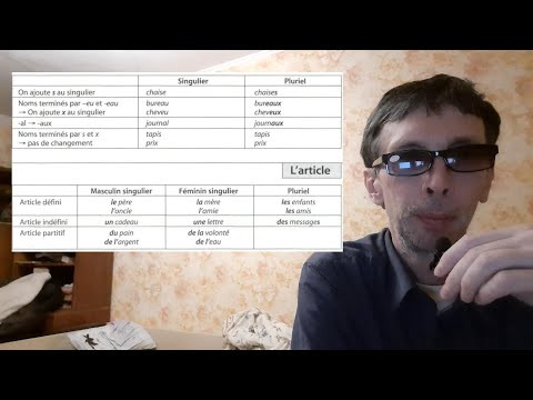 французская грамматика а1 множественное число существительных французская грамматика а1 множественное число существительных