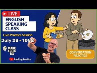 English Class with Mark Kulek ESL (Live Stream Class - 1082)