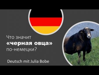 Что значит " черная овца" по-немецки?
