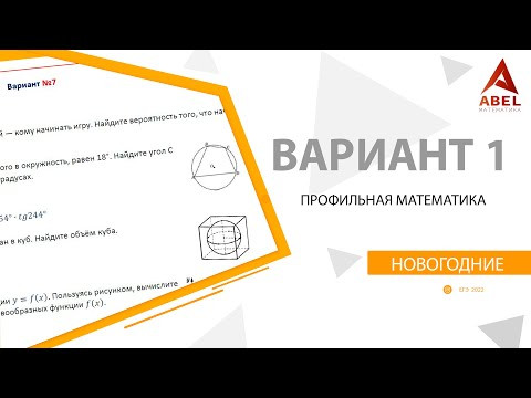 Новогодний Вариант №1 (1 часть) от Абеля