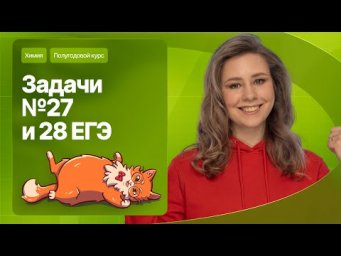8. Все про задачи №27 и 28 ЕГЭ по химии | Полугодовой курс | Степенин и Дацук