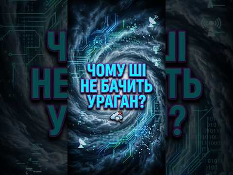 Чому ШІ НЕ МОЖЕ точно передбачити ураган? Чому ШІ НЕ МОЖЕ точно передбачити ураган?