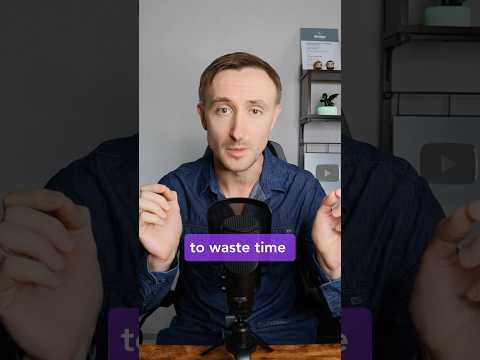 Расширяем словарный запас: to WASTE TIME & A WASTE OF TIME #english #английский