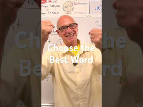 Quiz → Choose the Best Word (glasses) | #MarkKulekESL #Vocabulary Quiz → Choose the Best Word (glasses) | #MarkKulekESL #Vocabulary