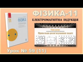 ФІЗИКА-11 | Урок 59 (11) | Електромагнітна індукція, індукційний струм, магнітний потік