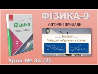 ФІЗИКА-9 | Урок 34 (2) | Побудова зображень у лінзах