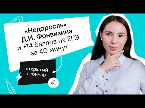 "Недоросль" Д.И. Фонвизина и +14 баллов на ЕГЭ за 40 минут | ЕГЭ ЛИТЕРАТУРА 2022 | СОТКА "Недоросль" Д.И. Фонвизина и +14 баллов на ЕГЭ за 40 минут | ЕГЭ ЛИТЕРАТУРА 2022 | СОТКА