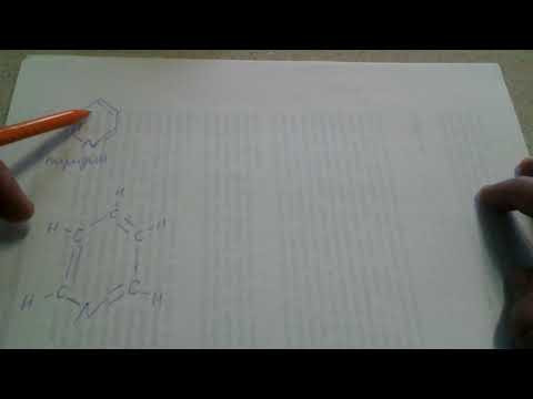 Никотин и никотиновая кислота.  Строение молекул.