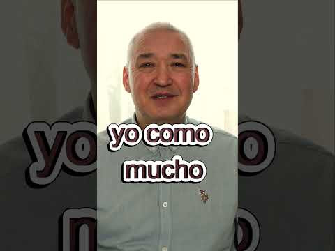 Испанский в ШОРТАХ!!! Comer  mucho/poco  #Shorts