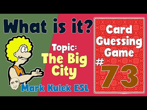 What is it? (city vocabulary) | Fluency Practice - Mark Kulek ESL