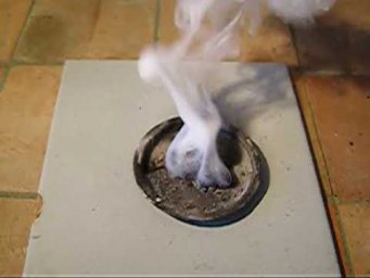 Zinc Volcano (carbon tetrachloride with zinc dust) - 1