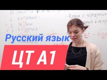 ЦТ А1. Гласные в корне слова