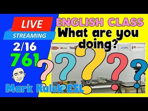 By The Time (past perfect tense) | Live Stream English Class #761 with Mark Kulek ESL By The Time (past perfect tense) | Live Stream English Class #761 with Mark Kulek ESL
