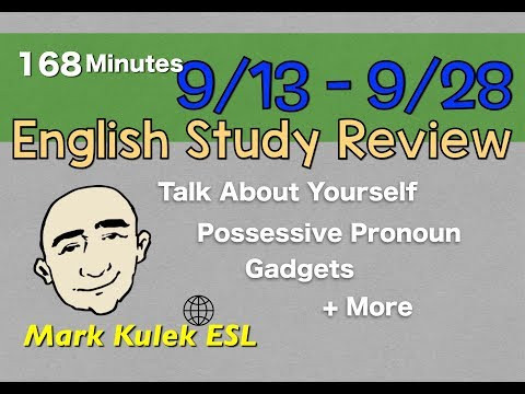 English Study Review - talk about yourself + more | Mark Kulek - ESL English Study Review - talk about yourself + more | Mark Kulek - ESL