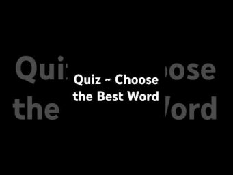 Quiz: Choose the Best Word (dishes)  #MarkKulekESL #Vocabulary