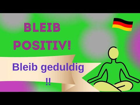 Аффирмации на немецком! Bleiben Sie positiv