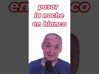 Испанский язык. Устойчивые выражения с BLANCO (белый)Pasar la noche en blanco.#Shorts#испанский язык