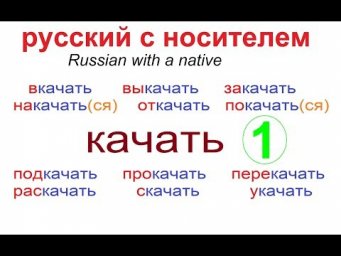 № 511 Глаголы с приставками : КАЧАТЬ / русский язык