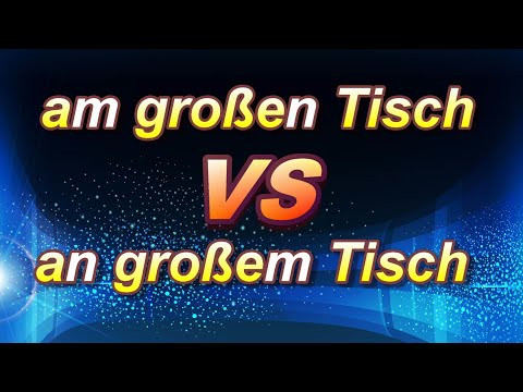 Am großen Tisch или an großem Tisch? Разбираемся с окончаниями прилагательных. Часть 2. Am großen Tisch или an großem Tisch? Разбираемся с окончаниями прилагательных. Часть 2.