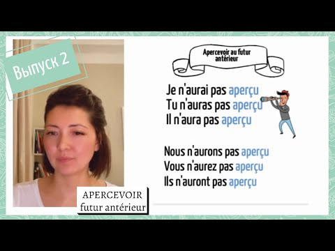 Cпряжение в futur antérieur №2: apercevoir Cпряжение в futur antérieur №2: apercevoir