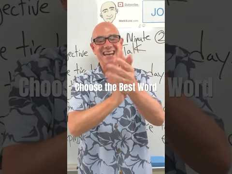 Quiz: Choose the Best Word (favorite movie) | #markkulekesl  #vocabulary