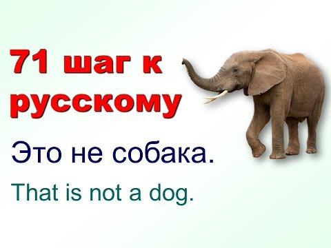 71 шаг к русскому языку 11 урок. Это не взрослый человек, а ребёнок.