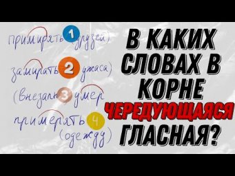 МИР/МЕР &ndash; как найти чередующиеся корни?