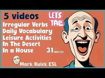 31 minutes - Talk in English (conversations) with Mark Kulek ESL