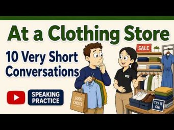 At a Clothing Store with Mark Kulek ESL