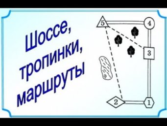 ОГЭ Задания 1-5 Шоссе, тропинки, маршруты и теорема Пифагора