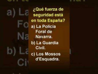 &iquest;Qu&eacute; fuerza de seguridad est&aacute; en toda Espa&ntilde;a?