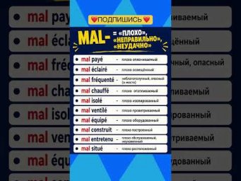 Adjectifs utiles #французский #французскийснуля #французскийонлайн #урокифранцузского #французскийпо