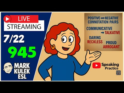 Speak English | Live Stream English Class with Mark Kulek ESL