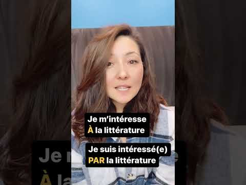 S&rsquo;int&eacute;resser &agrave; ou &ecirc;tre int&eacute;ress&eacute; (e) par