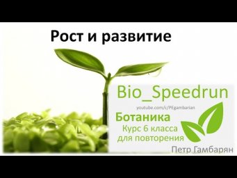 14. Рост и развитие (Speedrun ботаника 6 класс, ЕГЭ, ОГЭ 2021)