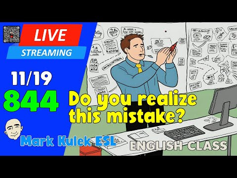 Noun + Adjective phrases | Live Stream English Class #844 with Mark Kulek ESL