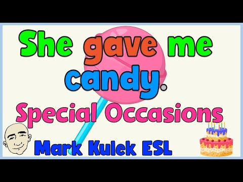 Me / Him / Her / You & special occasions | English speaking practice - Mark Kulek ESL Me / Him / Her / You & special occasions | English speaking practice - Mark Kulek ESL