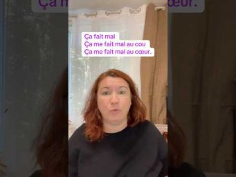 &Ccedil;a me fait mal au c&oelig;ur #французский #французскийснуля #французскийонлайн #урокифранцузского #француз
