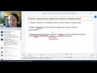 Инфинитив как второстепенный член предложения