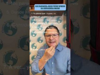 УРОКИ ИСПАНСКОГО: ТОЧКА ЗРЕНИЯ!