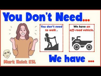 We Have + Ought To | English Speaking Practice - Mark Kulek ESL