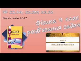ФІЗИКА-9 | Період коливань пружинного маятника | Розв'язуємо задачі № 21.16; 21.20; 21.32.