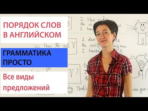 Порядок слов в английском предложении. Грамматика просто Порядок слов в английском предложении. Грамматика просто