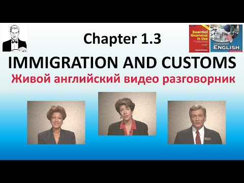 1.3 Живой английский видео разговорник для начинающих. Урок 3. Immigration and Customs. 1.3 Живой английский видео разговорник для начинающих. Урок 3. Immigration and Customs.
